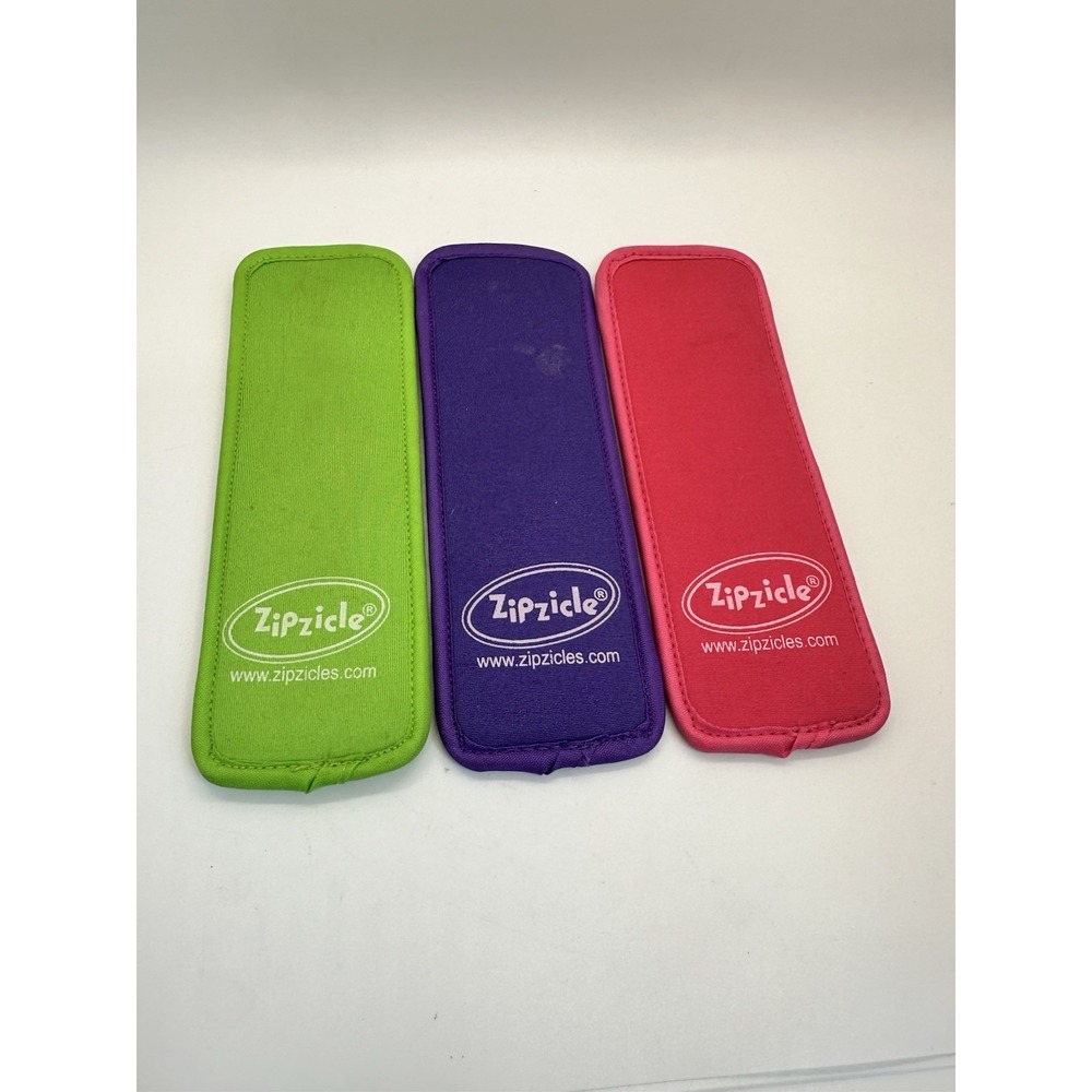 Zipzicle Neoprene Ice pop/ Popsicle Holder Set Of 3